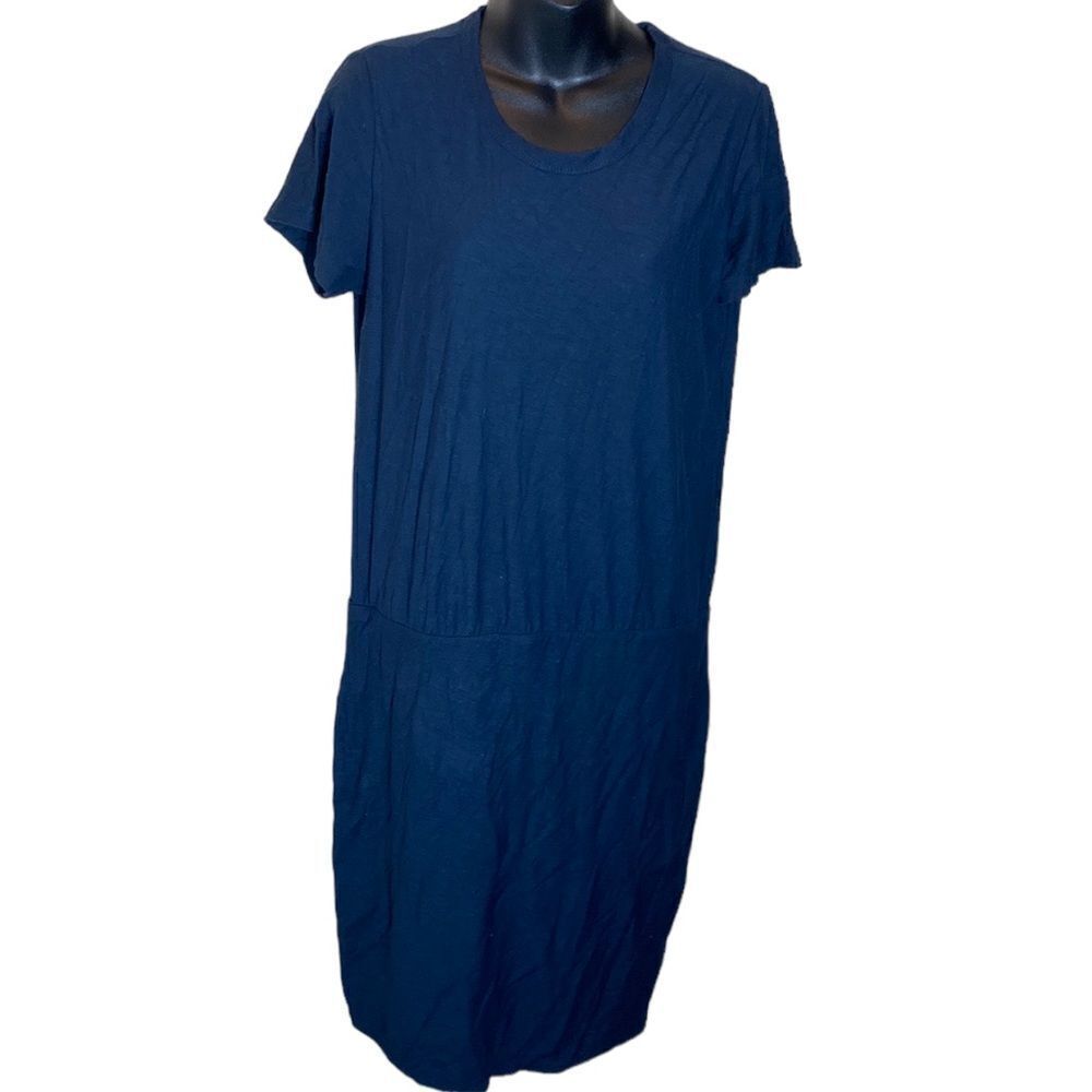Standard James perse blue dress size 3 or L us capsule minimalist basic